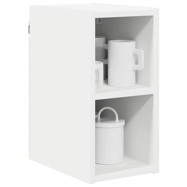 vidaXL Hanging Cabinet White 20 x 29.5 x 40 cm Engineered Wood