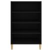vidaXL Sideboard Black 57x35x90 cm Engineered Wood