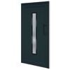 vidaXL Front Door Anthracite 108x208 cm PVC