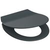 SCH&Uuml;TTE Duroplast Toilet Seat with Soft-Close SLIM ANTHRAZIT Anthracite