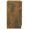 vidaXL Bedside Cabinet Smoked Oak 40x36x65 cm