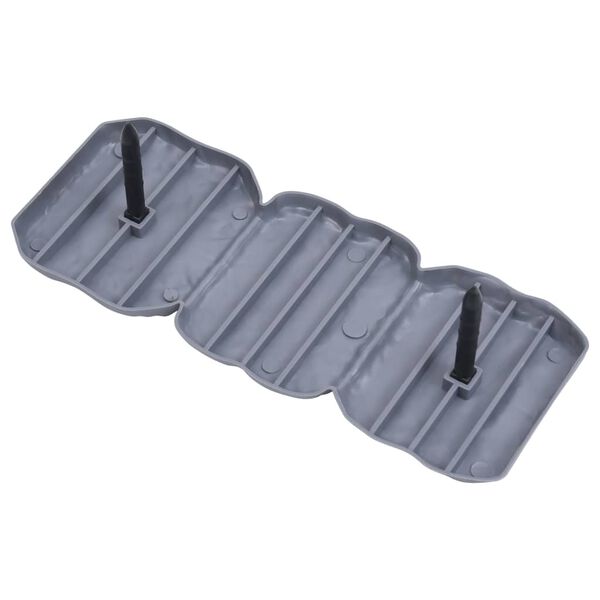 vidaXL Lawn Edging with Stakes 30 pcs PP