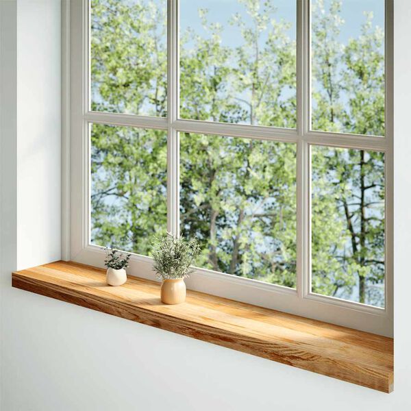 vidaXL Window Sills 2 pcs&nbsp;Light Brown 160x20x2 cm Solid Wood Oak