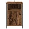 vidaXL Bedside Cabinet Old Wood 40 x 42 x 60 cm Engineered Wood