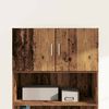 vidaXL Wall Cabinet Old wood 80 x 42.5 x 40 cm Engineered wood