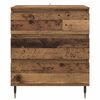 vidaXL Sideboard with Drawer Old Wood 60 x 35 x 70 cm Engineered Wood