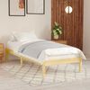 vidaXL Bed Frame without Mattress Solid Wood Small Single