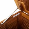 vidaXL Garden Storage Box with Louver 150x50x56 cm Solid Wood Acacia