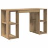 vidaXL Desk Artisan Oak Engineered Wood 130 x 50.5 x 75 cm