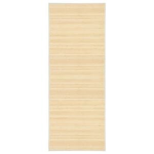 vidaXL Rug | Natural | Bamboo surface with polypropylene edges | 80 x 200 cm