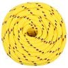 vidaXL Boat Rope Yellow 16 mm 100 m Polypropylene