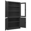 vidaXL Office Cabinet Anthracite 90x40x180 cm Steel