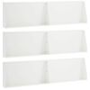 vidaXL Retaining Wall 6 pcs 80 x 12 x 50 cm Steel White