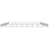 vidaXL 40-Panel Dog Playpen Black 100x50 cm Powder-coated Steel