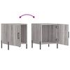 vidaXL Bedside Cabinets 2 pcs Grey Sonoma 40x40x50 cm Engineered Wood