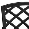 vidaXL Garden Chairs 6 pcs Cast Aluminium Black