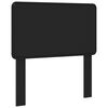vidaXL Headboard Black Oak Engineered wood