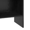 vidaXL Book Cabinet Black oak 40 x 35 x 180 cm Engineered wood