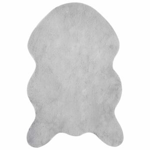 vidaXL Faux Rabbit Fur Rug Olite Grey 60 x 90 cm Polyester