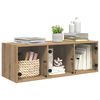 vidaXL Wall Cabinet Artisan Oak 102 x 37 x 35 cm Engineered Wood