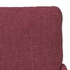 vidaXL Sofa Sets with Cushion 3 pcs Wine Red 115 x 56 x 80 cm Plywood