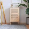 vidaXL Louvred doors with Door Natural 61.5 x 39.4 cm Solid Pine Wood