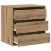 vidaXL Corner Chest of Drawers Artisian Oak 60x41x58 cm Engineered Wood