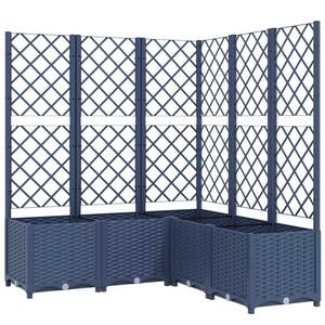 vidaXL Garden Blue Grey 120 x 120 x 136 cm
