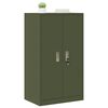 vidaXL Storage Cabinet Olive Green 60 x 40 x 105 cm Cold-Rolled Steel