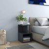 vidaXL Bedside Cabinets 2 pcs Grey 35x35x55 cm Engineered Wood