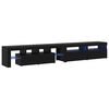 vidaXL TV Cabinet with LED Lights Sonoma Oak 290x36,5x40 cm