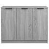 vidaXL Sideboard Grey Sonoma 90.5x30x70 cm Engineered Wood