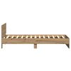 vidaXL Bed Frame Artisan Oak 203 x 104 x 70 cm Engineered Wood