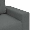 vidaXL Sofa 3 pcs Dark Grey Fabric