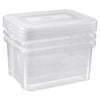 Curver Storage Boxes Set Handy 3x25L Transparent