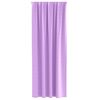 vidaXL Blackout Curtains with Rings 2 pcs Purple 260 x 140 cm