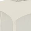 vidaXL Gazebo with Double Roof and Mesh Walls Cream 3.93x2.93 m Steel