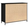 vidaXL Sideboard Black Oak 100 x 35 x 75 cm