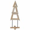 vidaXL Christmas Tree with Stand Brown 120 cm Solid teak wood