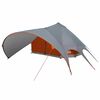 vidaXL Teepee Tent 9-Person Grey and Orange 502 x 502 x 297 cm