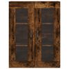 vidaXL Wall Mounted Cabinets 2 pcs Smoked Oak Engineered Wood