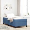vidaXL Box Spring Bed Blue 100 x 200 cm Velvet