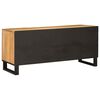 vidaXL TV Cabinet with Shelf Brown 105 x 33 x 46 cm Solid Mango Wood