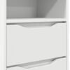 vidaXL Bedside Table White 40 x 30 x 467 cm Engineered Wood