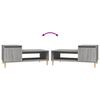 vidaXL Coffee Table Grey Sonoma 100x50x45 cm Engineered Wood