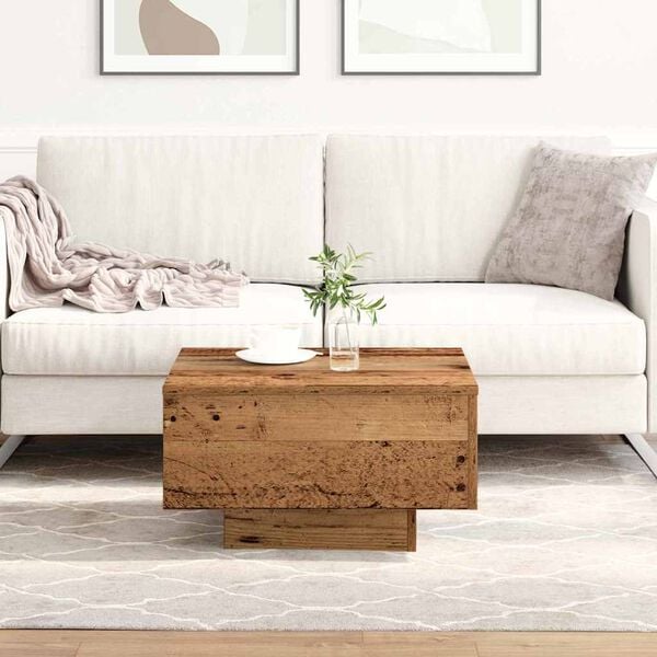 vidaXL Coffee Table Old Wood 55 x 55 x 31 cm