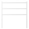 vidaXL Metal Headboard White 90 cm