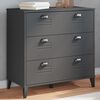 vidaXL Drawer Cabinet VIKEN Anthracite Grey Engineered Wood