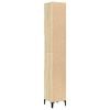 vidaXL Bathroom Cabinet Sonoma Oak 30x30x190 cm Engineered Wood