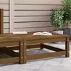 vidaXL Garden Footstool 70x70x30 cm Honey Brown Solid Wood Pine